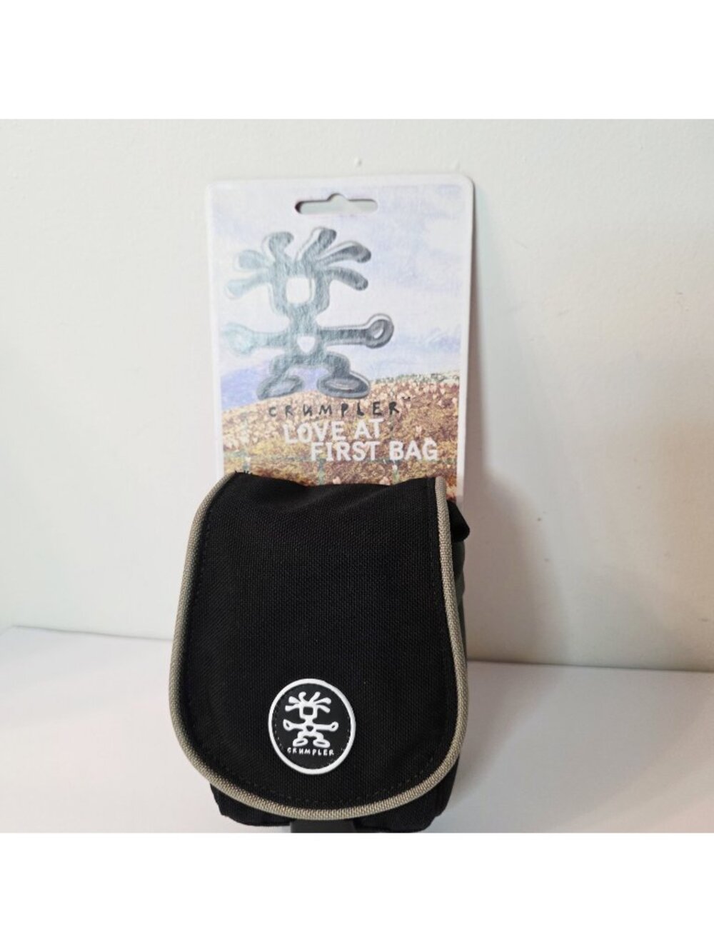 Crumpler Baby Scarer (S) Black Camera or Stuff Crossbody Accessory Bag